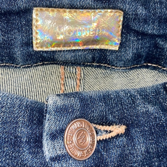 MOTHER Looker Ankle Fray Girl Crush Wash Jeans - Picture 6 of 15